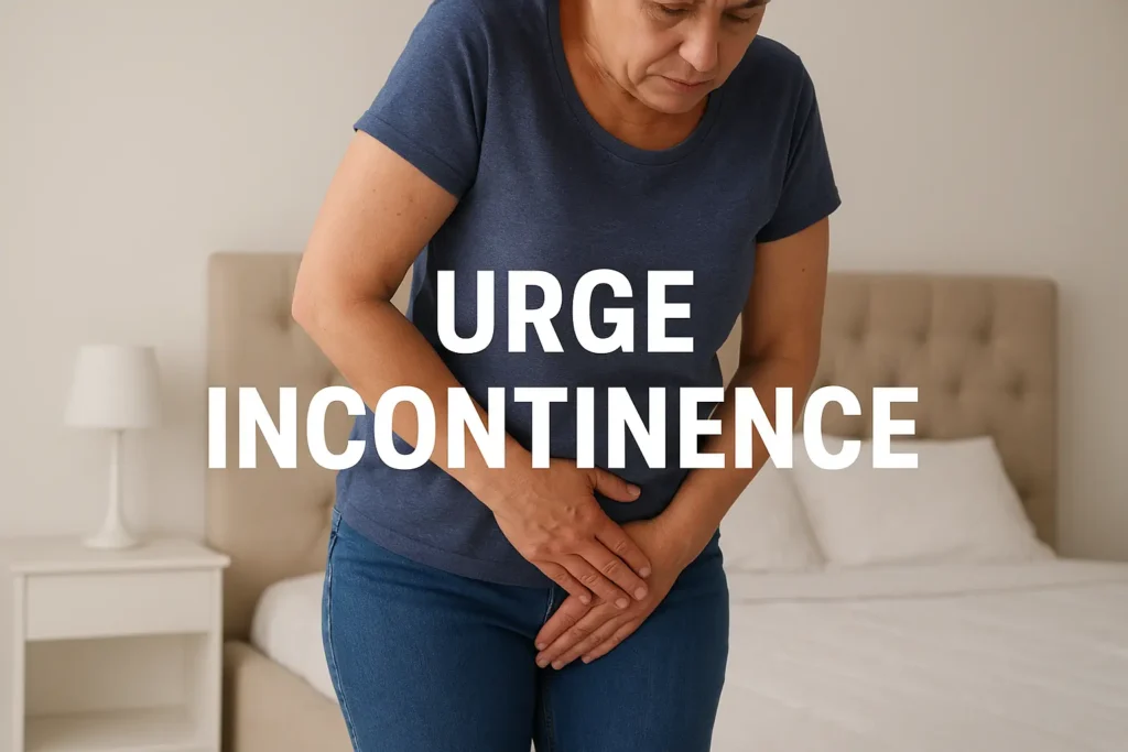 how to manage urge incontinence Derby symptoms