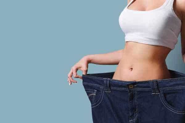 woman after fat reduction treatment Derby