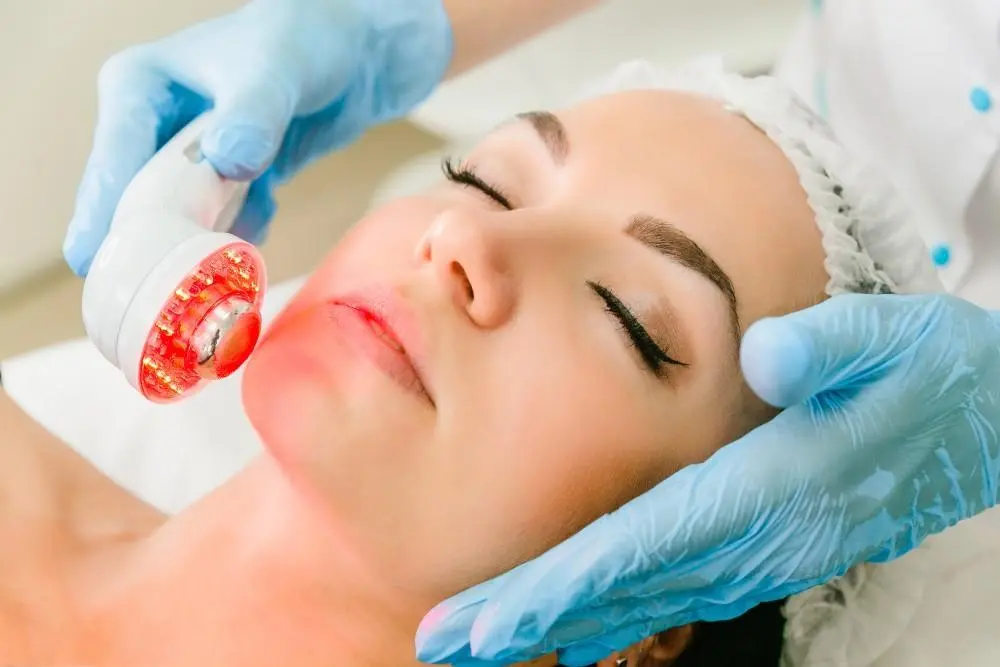 woman having non-surgical Morph8 treatment Derby