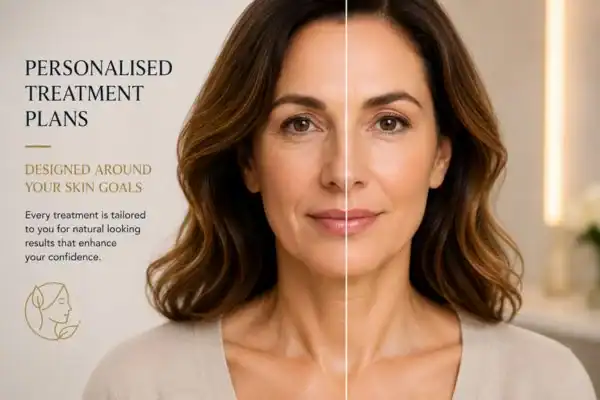 Before and after results of Collagen Lift Therapy Derby