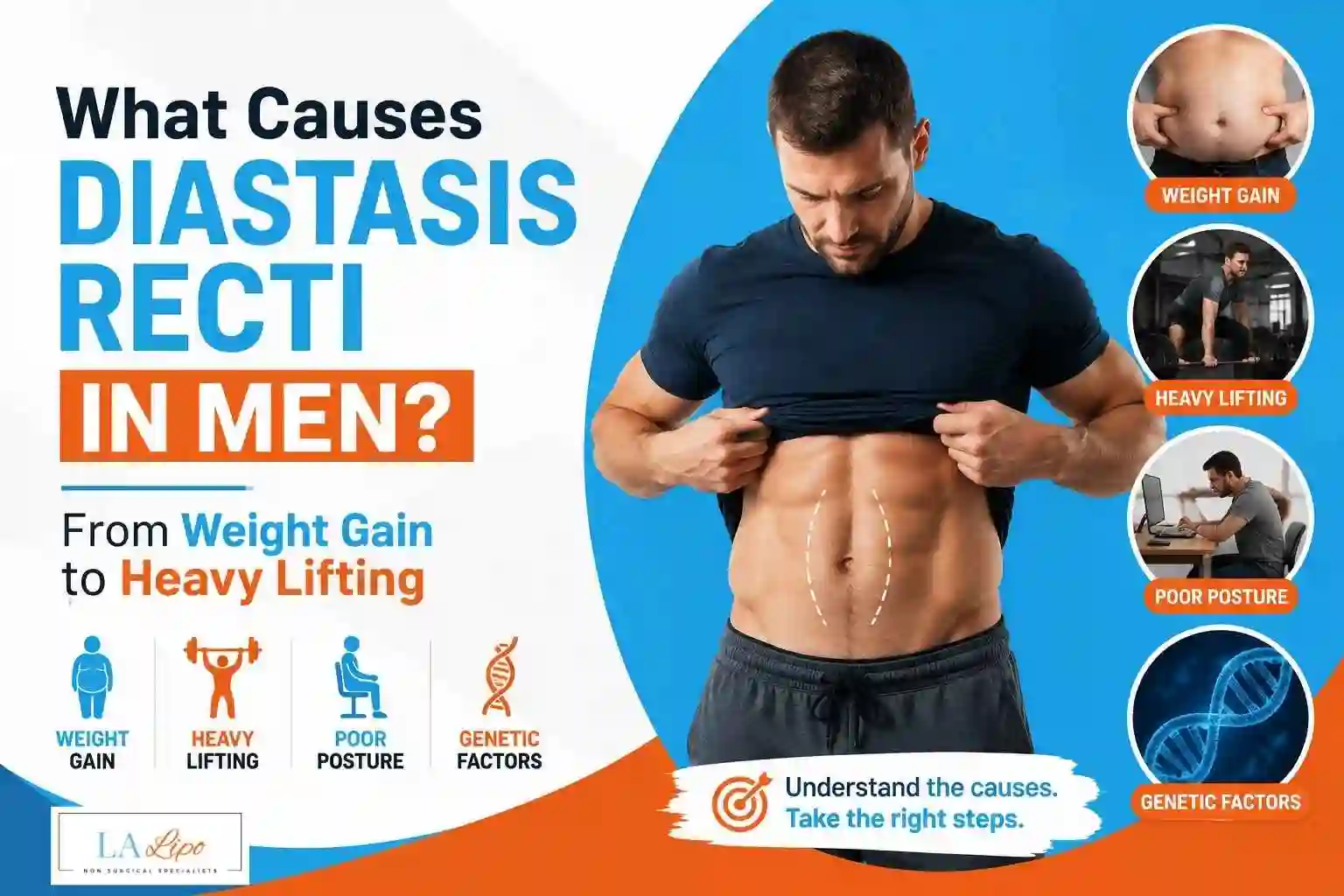 What Causes Diastasis Recti in Men? From Weight Gain to Heavy Lifting Derby